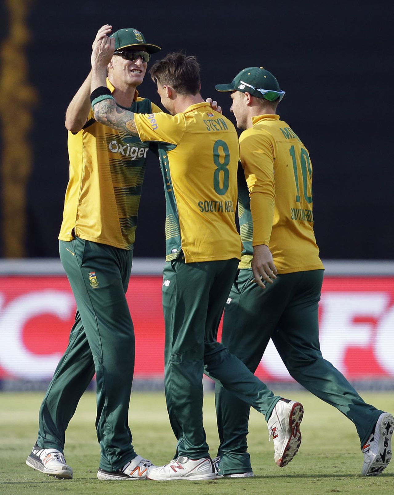 Dale Steyn picked up two wickets on his comeback, South Africa v Australia, 2nd T20, Johannesburg, March 6, 2016