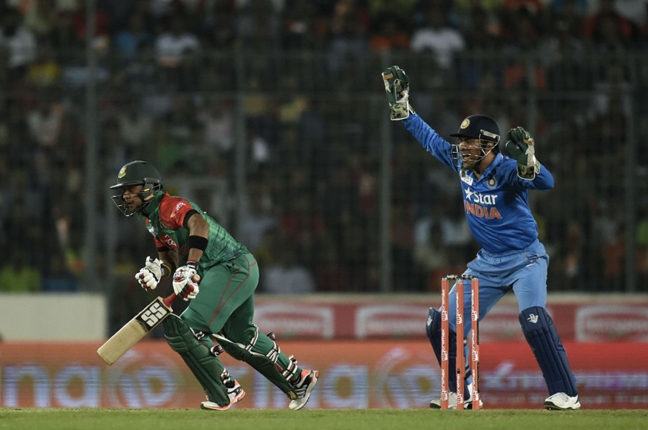 Sabbir Rahman lifted Bangladesh after a slow start,  Bangladesh v India, Asia Cup final, Mirpur, March 6, 2016 