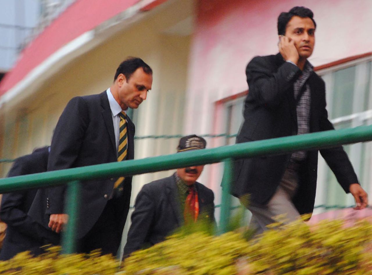 Members of a Pakistan security delegation arrive in Dharamsala, Dharamsala, March 7, 2016