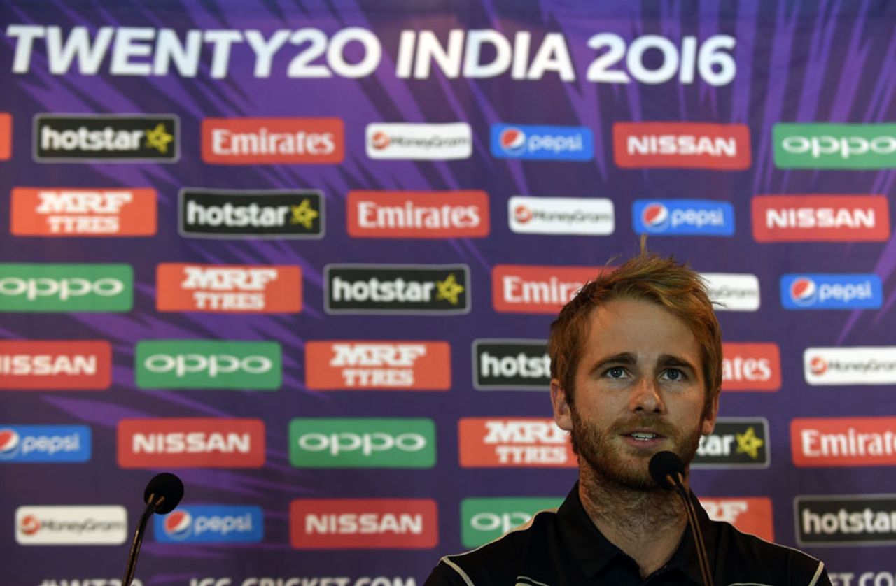 Kane Williamson chats with the media, Nagpur, March 8, 2016