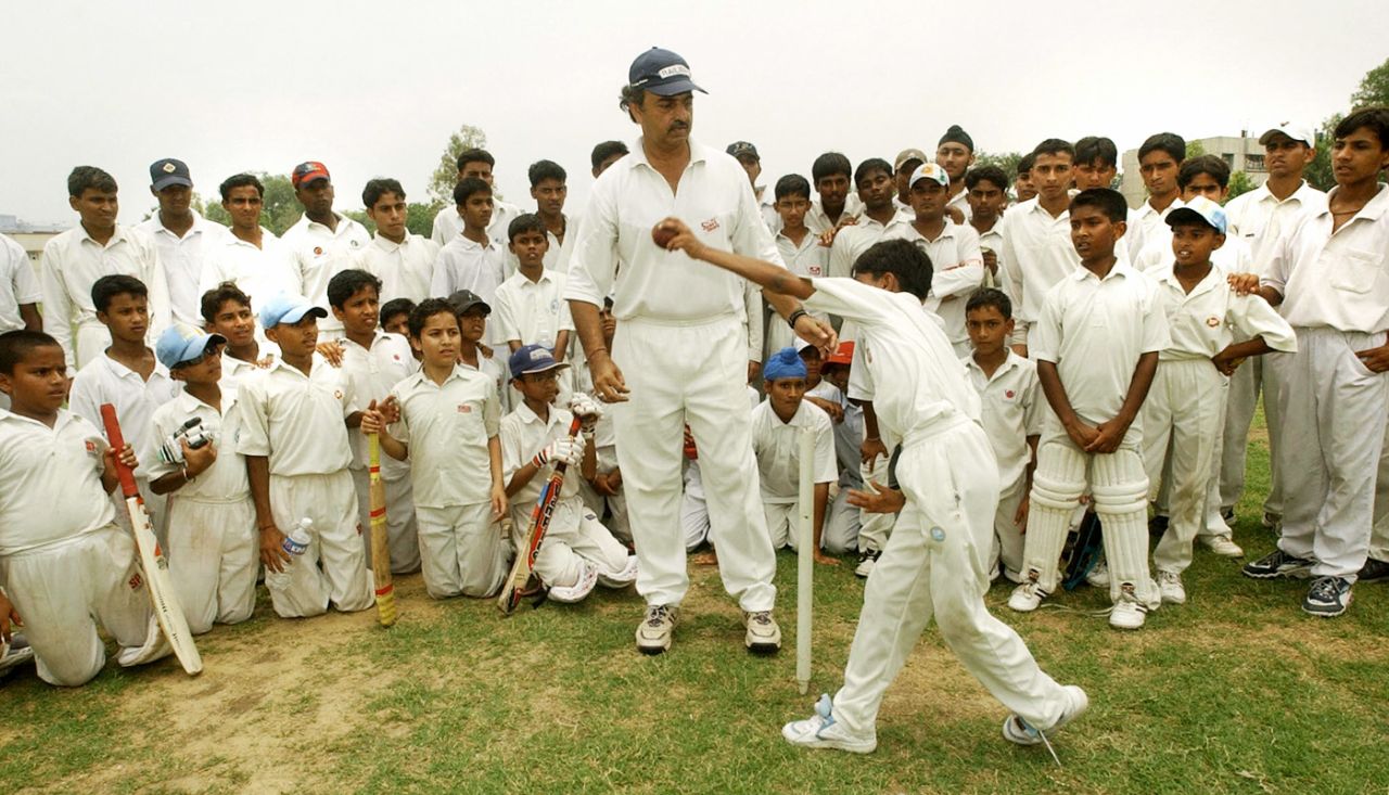 Kids undergo coaching in Delhi, June 23, 2003