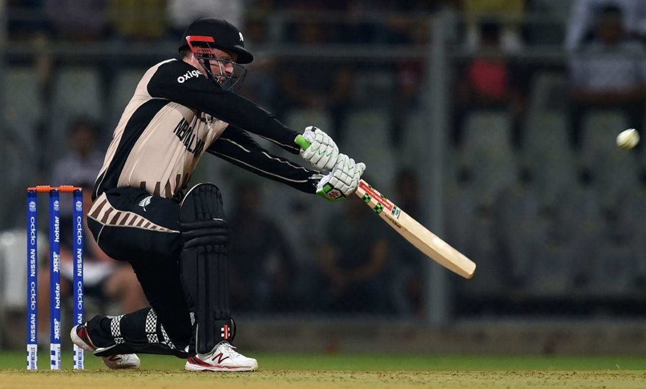 Colin Munro struck a rapid fifty, New Zealand v Sri Lanka, World T20 warm-ups, Mumbai, March 10, 2016