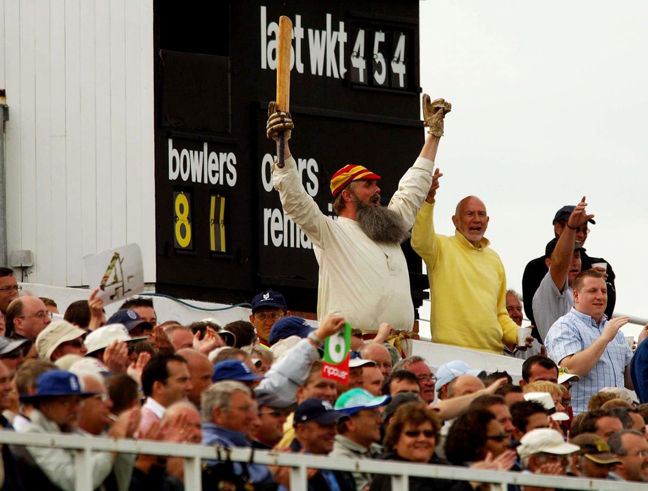 A WG Grace lookalike in the crowd, England v Australia, fourth Test, second day, Nottingham, August 26, 2005