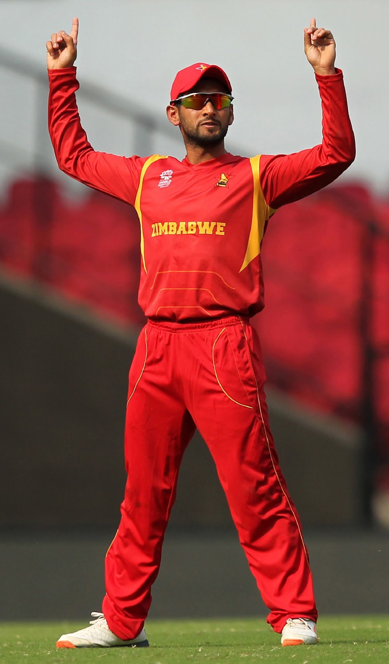 Sikandar Raza took two catches, Afghanistan v Zimbabwe, World T20 qualifiers, Group B, Nagpur, March 12, 2016