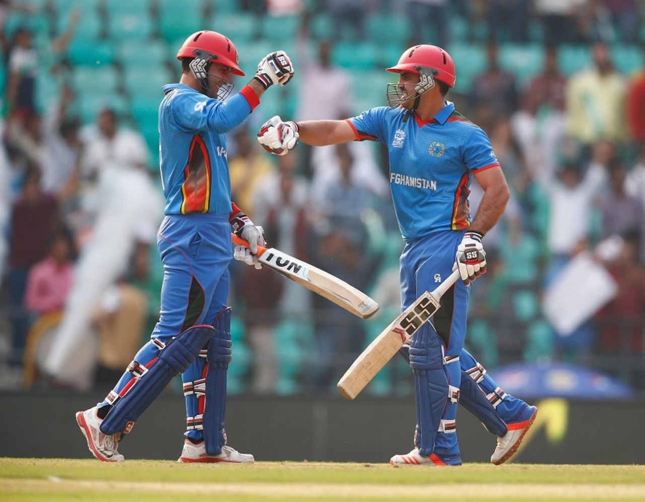 Mohammad Nabi and Samiullah Shenwari  put on the second-highest T20I stand for Afghanistan, Afghanistan v Zimbabwe, World T20 qualifiers, Group B, Nagpur, March 12, 2016