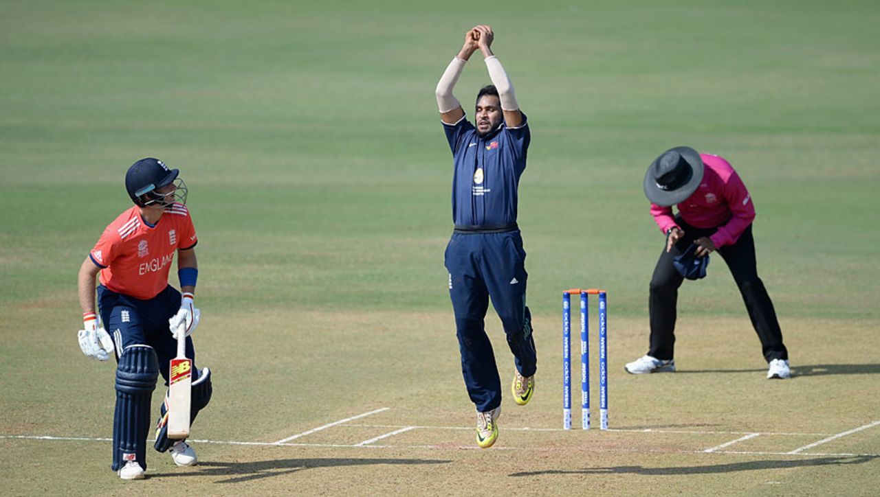 Adil Rashid was bowling against his regular team-mates, Mumbai Cricket Association XI v England XI, World T20 warm-ups, Mumbai, March 14, 2016