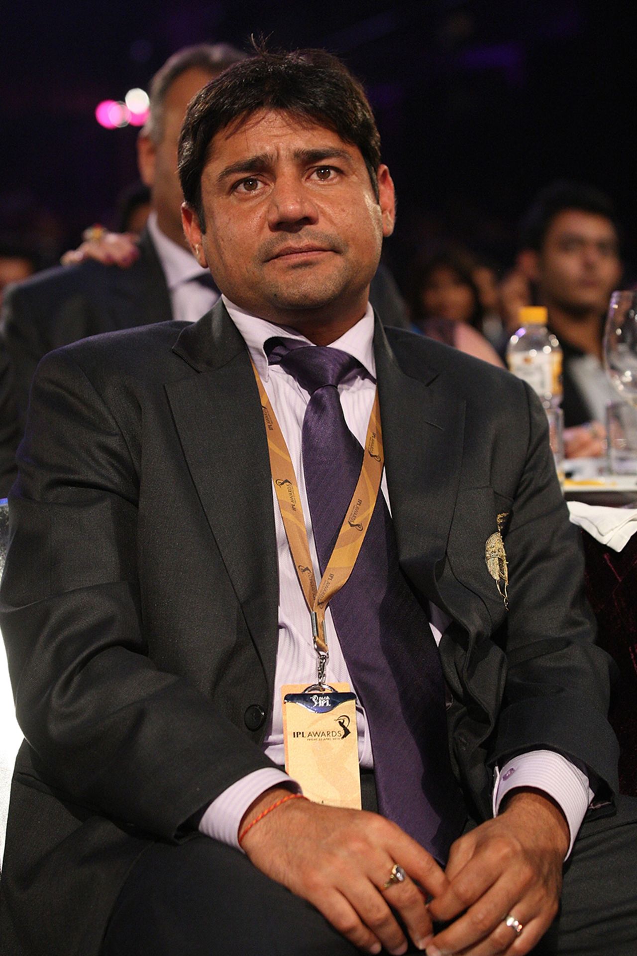 Vijay Dahiya at an IPL ceremony, Mumbai, April 23, 2010
