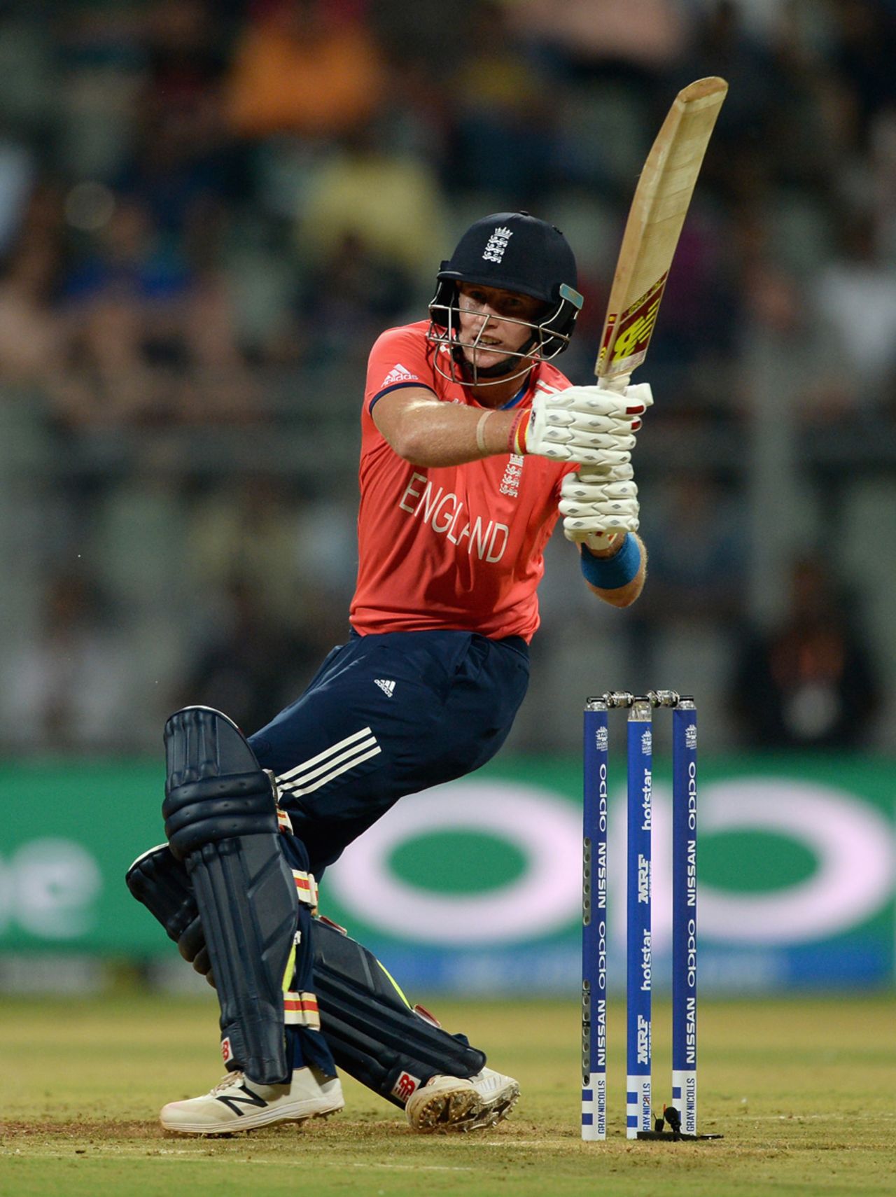 Joe Root pulls over backward square for six, England v West Indies, World T20 2016, Group 1, Mumbai, March 16, 2016