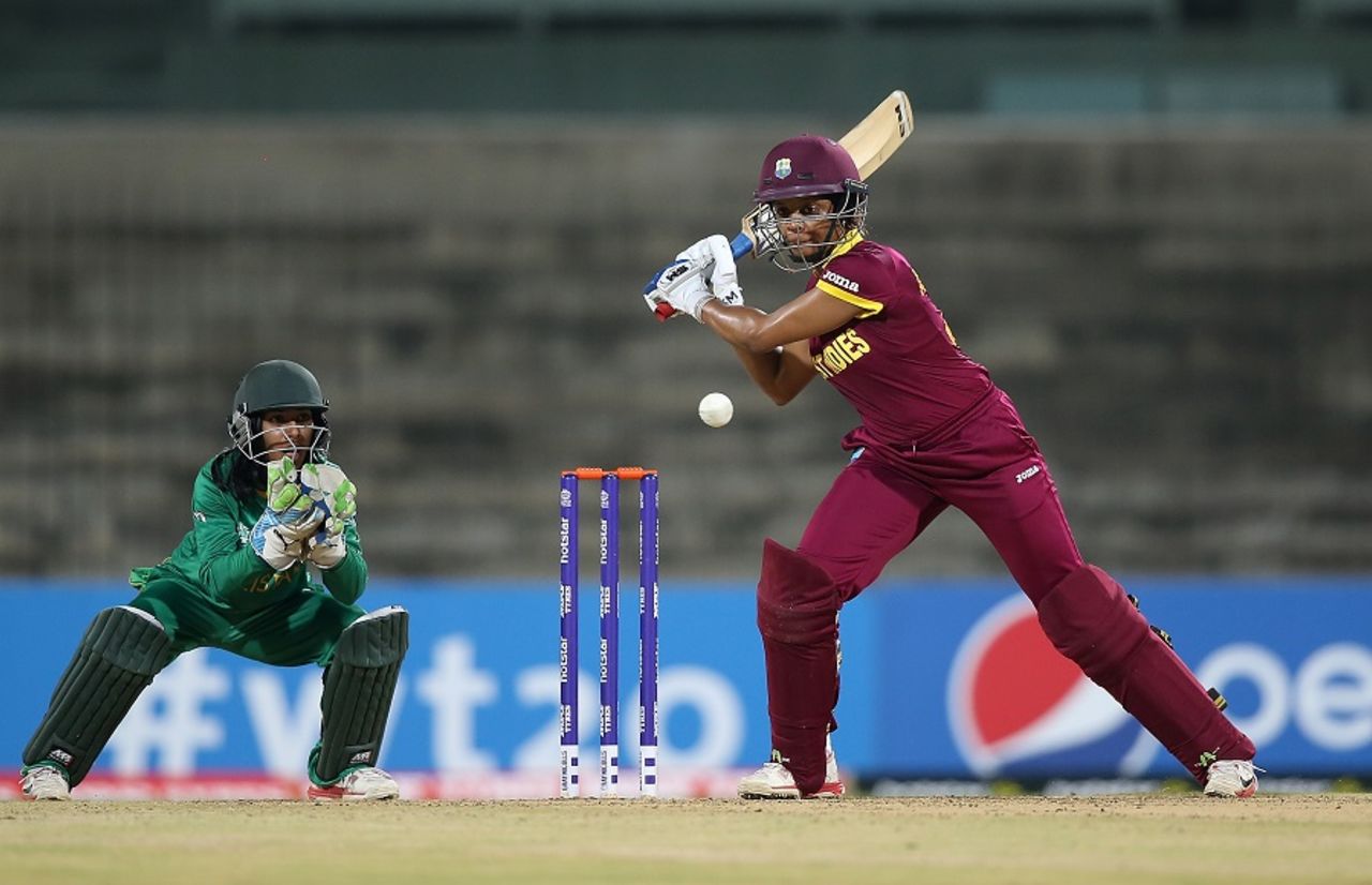 Merissa Aguilleira keeps her eyes on the prize, Pakistan v West Indies, Women's World T20 2016, Chennai, March 16, 2016