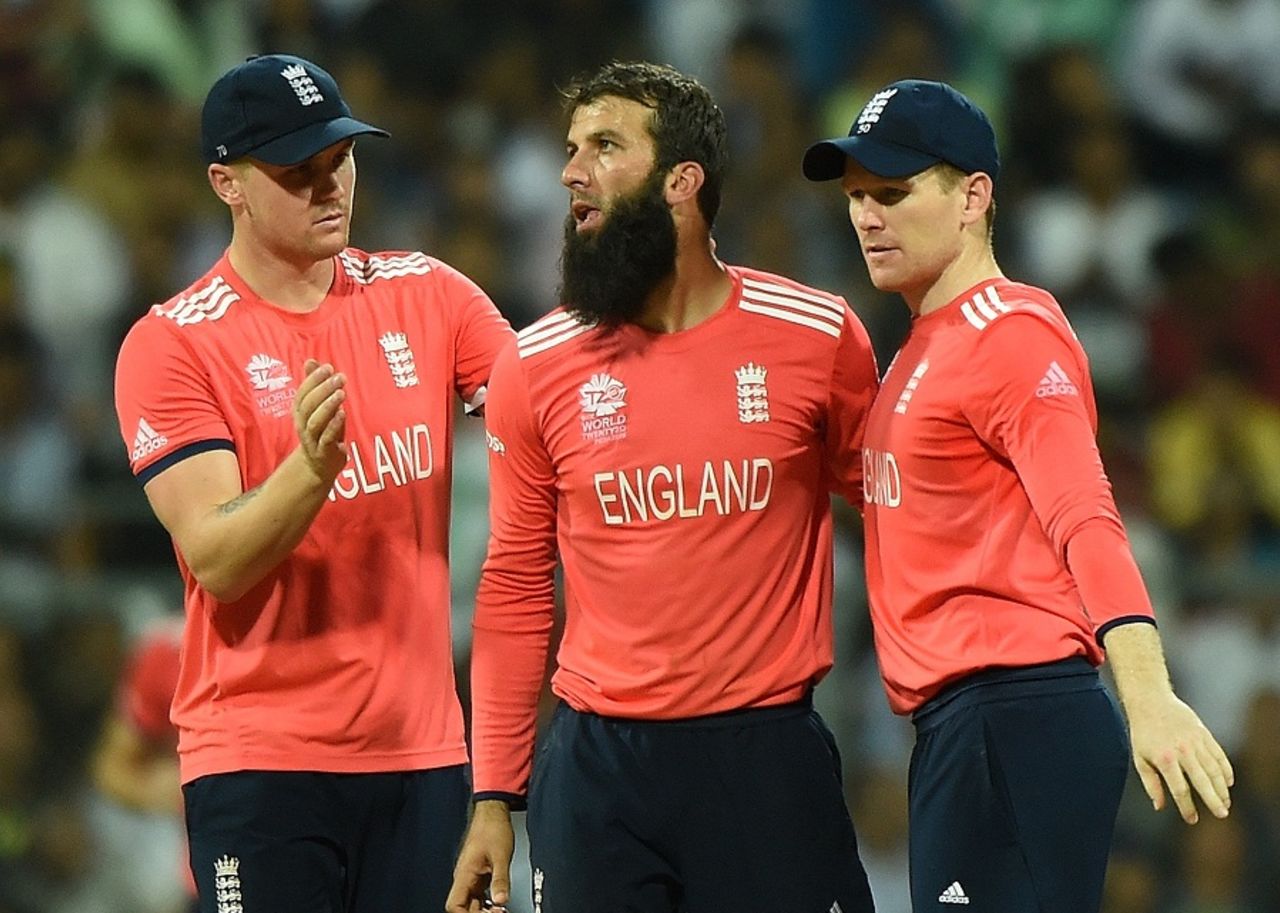 Moeen Ali picked up two wickets, England v South Africa, World T20 2016, Group 1, Mumbai, March 18, 2016