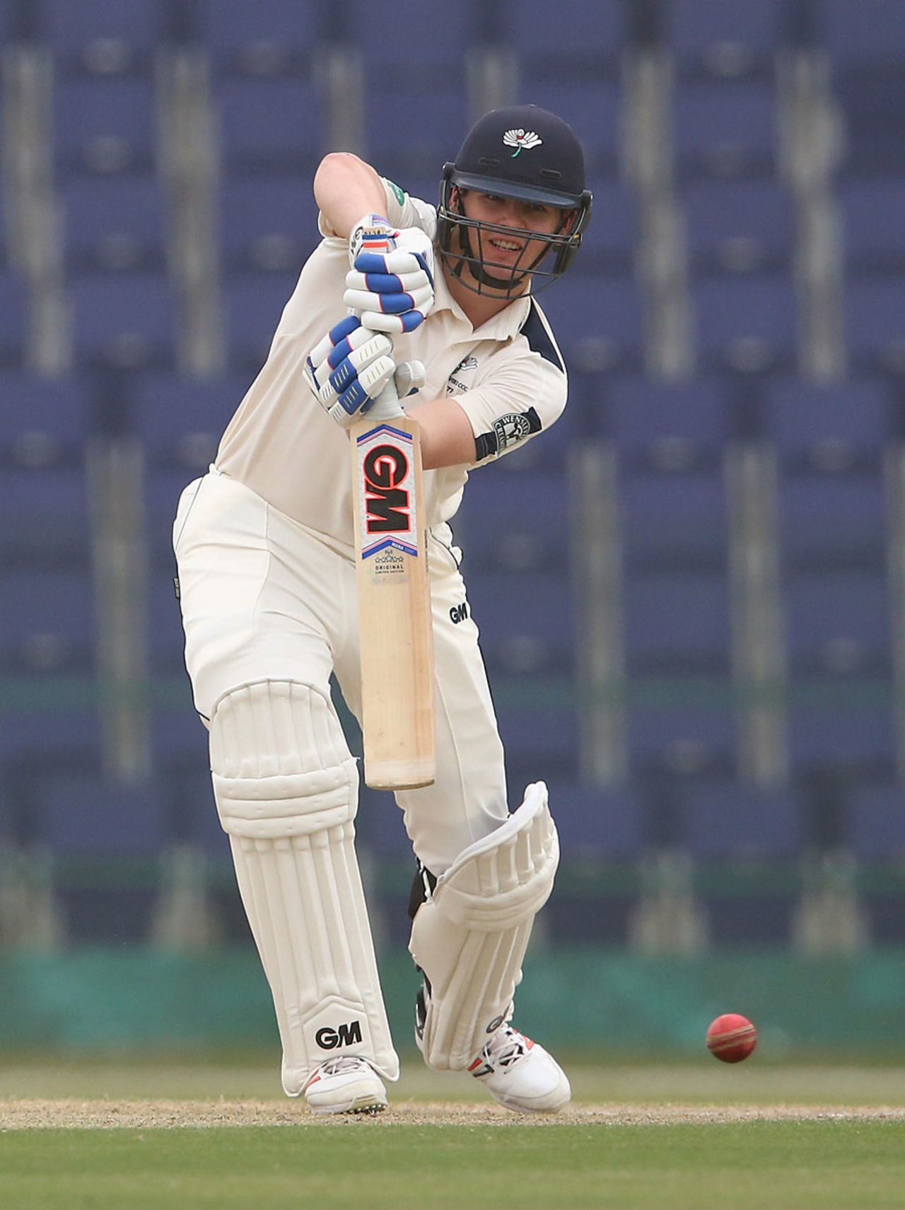 Alex Lees made 86 in Yorkshire's second innings, MCC v Yorkshire, Champion County Match, Abu Dhabi, March 22, 2016