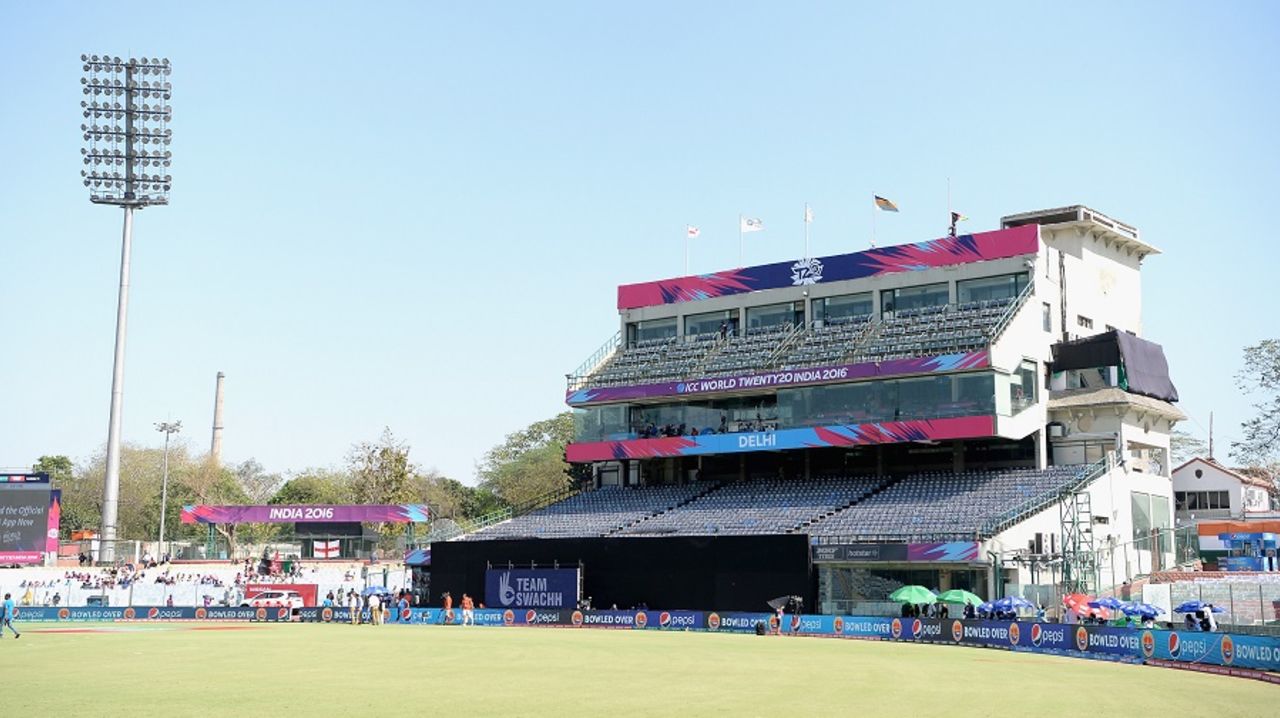 A general view of the RP Mehra Block at the Feroz Shah Kotla, which remains shut, Afghanistan v England, World T20 2016, Group 1, Delhi, March 23, 2016