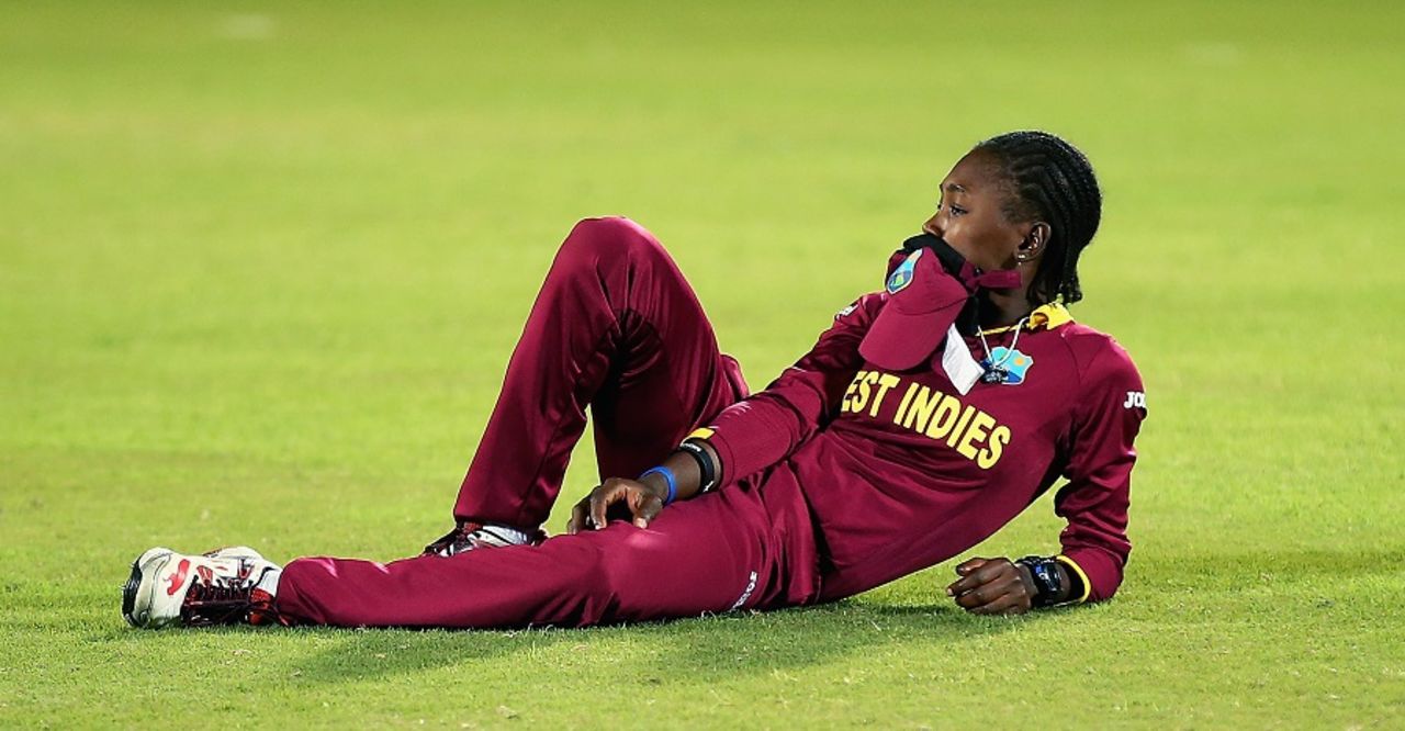 Shaquana Quintyne's 3 for 19 was in vain, England v West Indies, Women's World T20, Group B, March 24, 2016