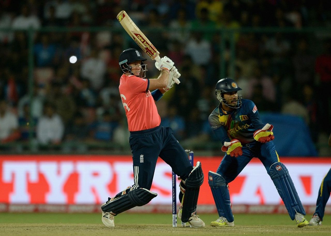 Joe Root executes a pull shot, England v Sri Lanka, World T20 2016, Group 1, Delhi, March 26, 2016