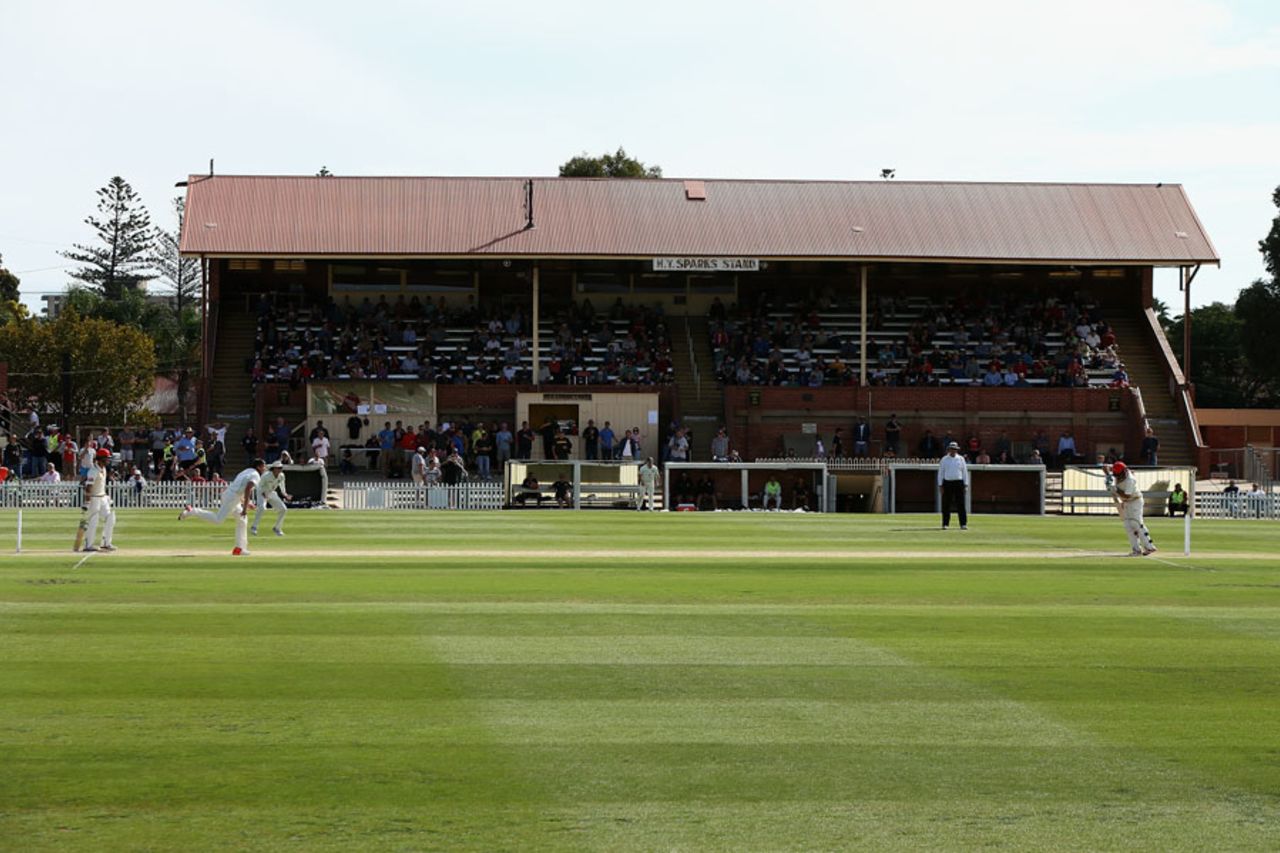 A general view of the Gliderol Stadium, South Australia v Victoria, Sheffield Shield, Final, Adelaide, March 26, 2016