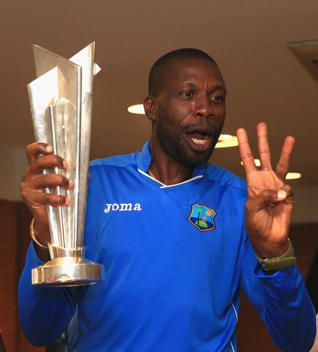 How many world titles have West Indies won this year, Curtly?, England v West Indies, World T20, final, Kolkata, April 3, 2016 