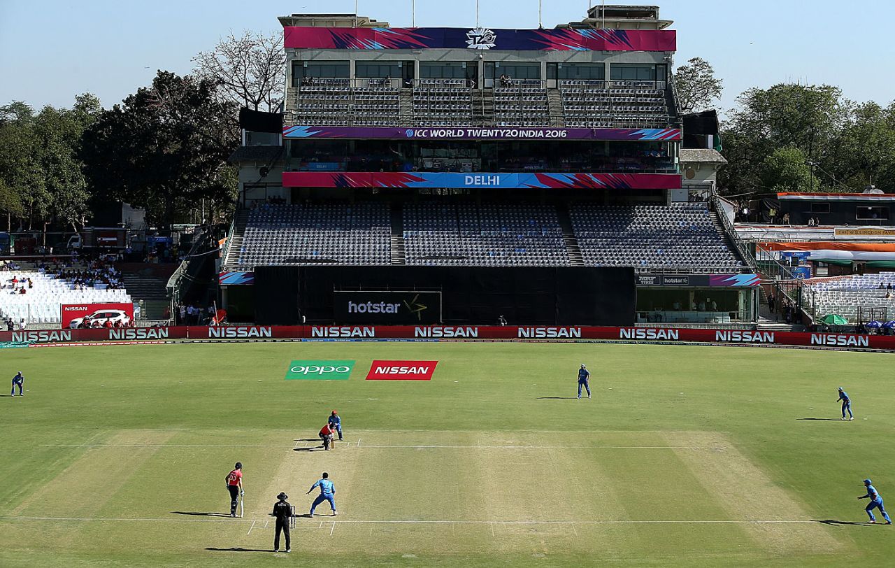 A view of the RP Mehra Block at the Feroz Shah Kotla, which remains shut, Afghanistan v England, World T20 2016, Group 1, Delhi, March 23, 2016