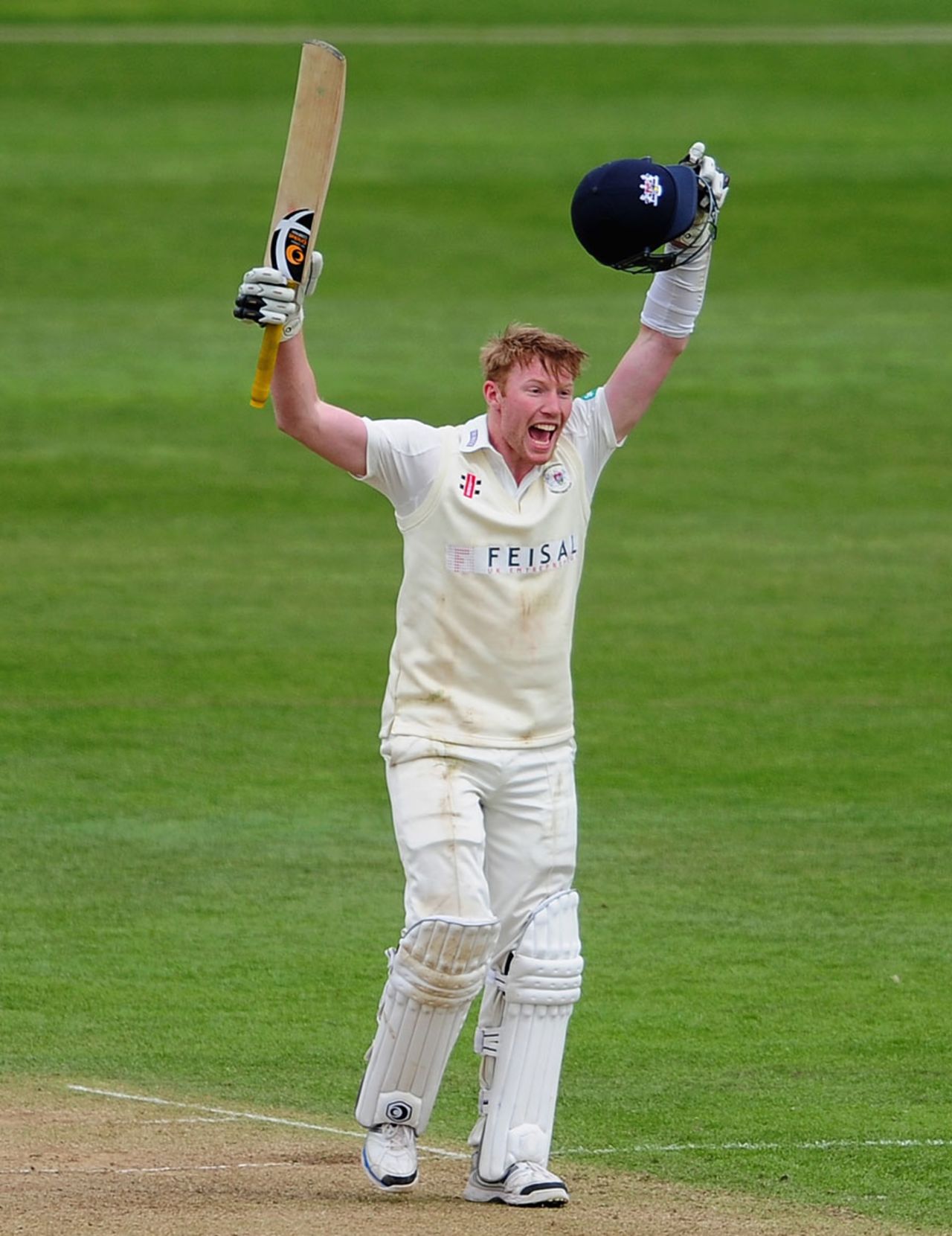 Nightwatchman Liam Norwell hit his maiden first-class century, Gloucestershire v Derbyshire, County Championship, Division Two, Bristol, 3rd day, April 19, 2016