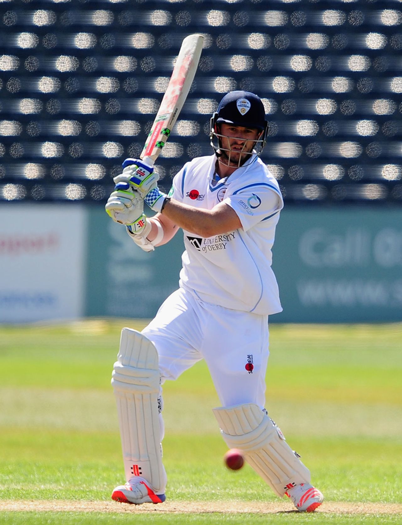 Hamish Rutherford helped to square Derbyshire's first-innings deficit, Gloucestershire v Derbyshire, County Championship, Division Two, Bristol, 4th day, April 20, 2016