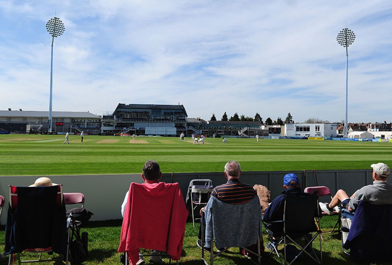 General view of the County Ground, Gloucestershire v Derbyshire, County Championship, Division Two, Bristol, 4th day, April 20, 2016
