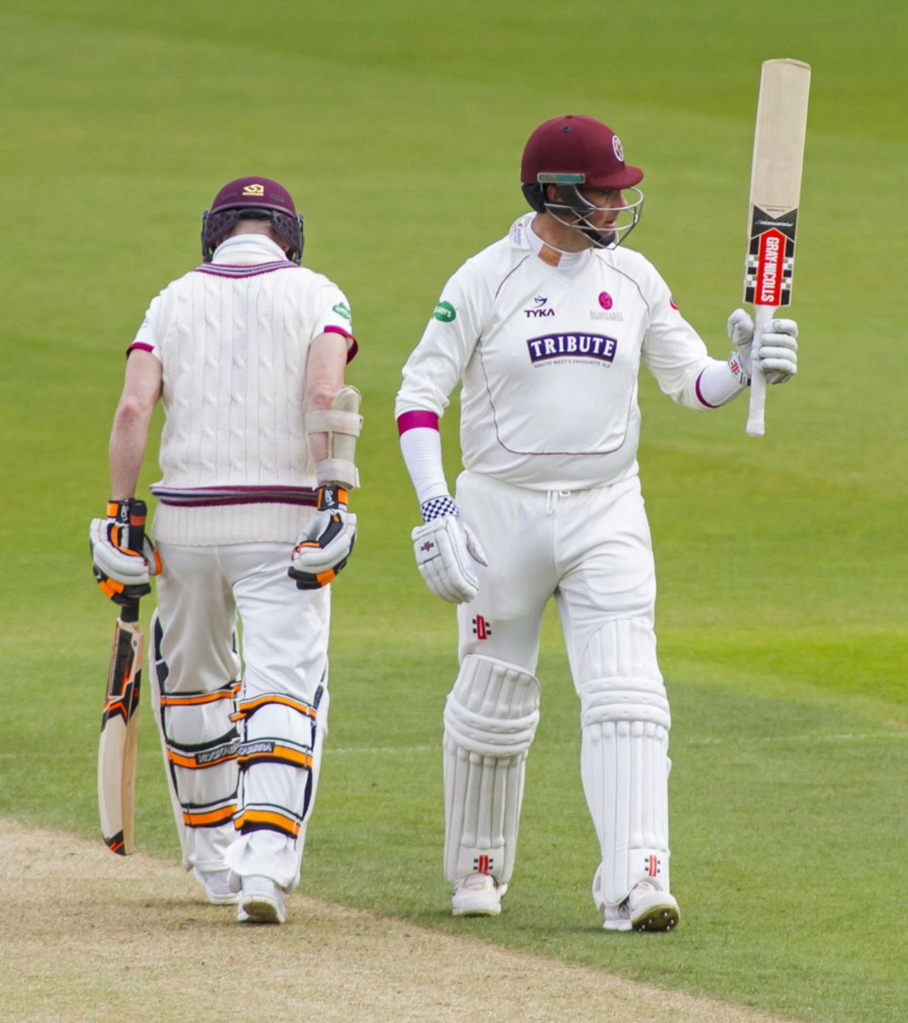 Marcus Trescothick notched a half-century, Surrey v Somerset, Specsavers County Championship, Division One, The Oval, 2nd day, April 25, 2016