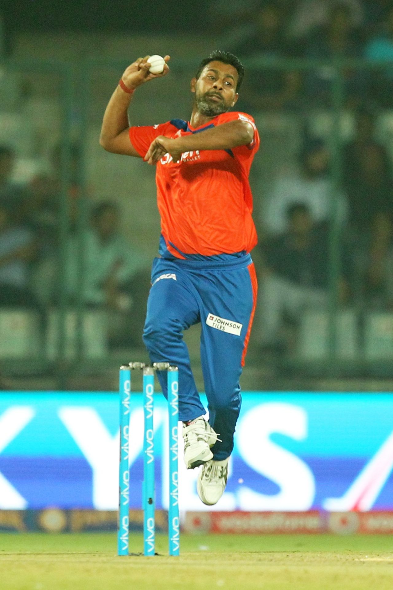 Praveen Kumar conceded just 13 runs in four overs, Delhi Daredevils v Gujarat Lions, IPL 2016, Delhi, April 27, 2016