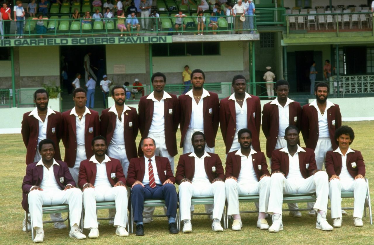 The West Indies squad for third Test in Barbados, West Indies v England, 3rd Test, Bridgetown, 4th day, March 25, 1986