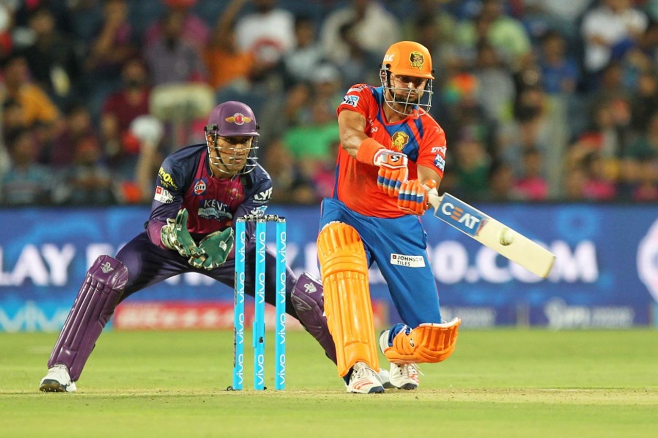 Suresh Raina scored 34 off 28 balls, Rising Pune Supergiants v Gujarat Lions, IPL 2016, Pune, April 29, 2016