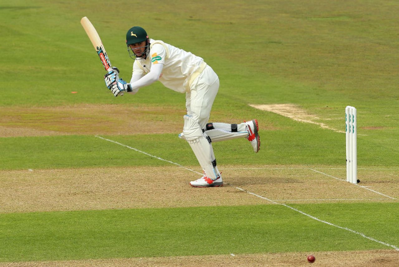 Alex Hales made 36 on his comeback for Nottinghamshire, Nottinghamshire v Yorkshire, County Championship Division One, Trent Bridge, May 1, 2016