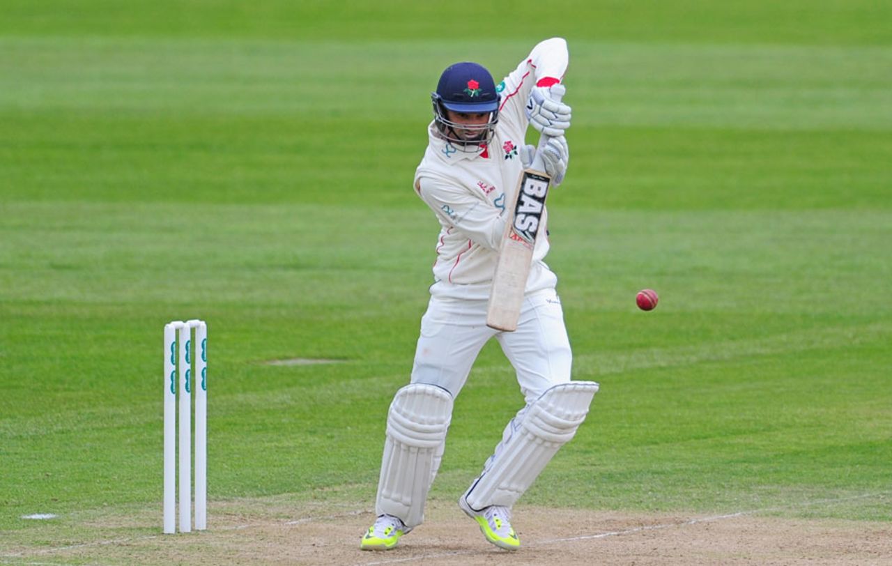 Alviro Petersen led the way with 83, Somerset v Lancashire, County Championship, Division One, Taunton, 1st day, May 1, 2016
