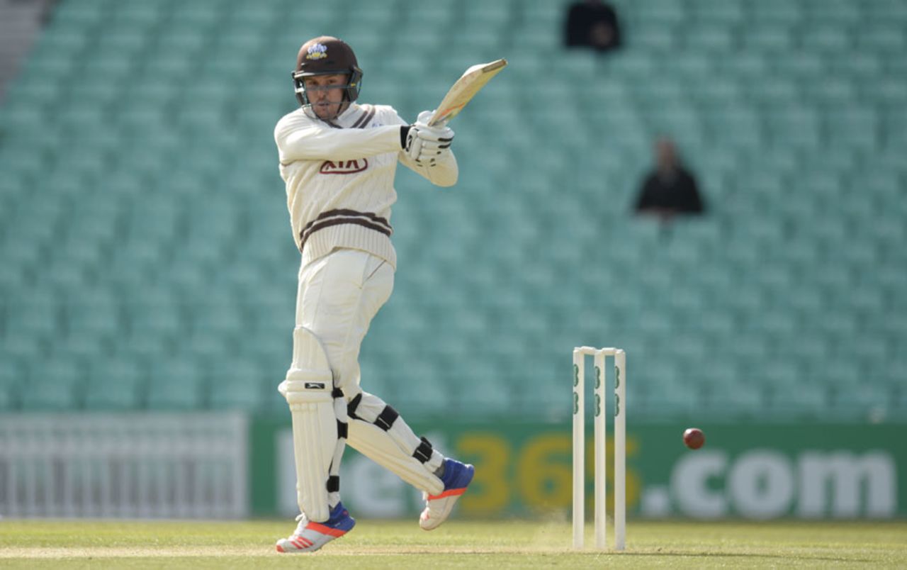 Jason Roy struck eight boundaries in his 64, Surrey v Durham, County Championship Division One, The Kia Oval, May 1, 2016