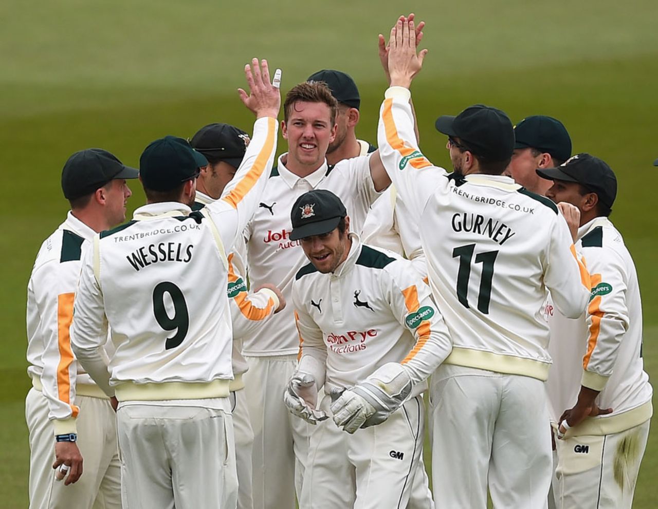 Jake Ball removed Gary Ballance and Joe Root from consecutive deliveries, Nottinghamshire v Yorkshire, County Championship, Division One, Trent Bridge, 2nd day, May 2, 2016