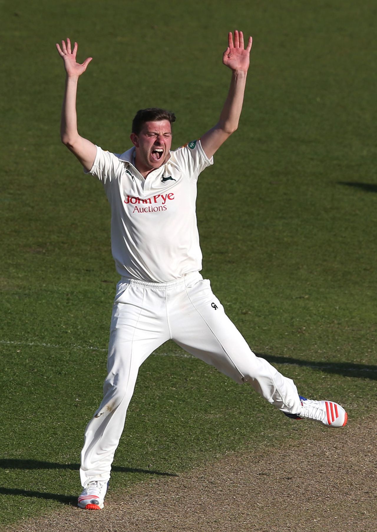 Harry Gurney took four wickets on the final day, Nottinghamshire v Yorkshire, County Championship, Division One, Trent Bridge, 4th day, May 4, 2016
