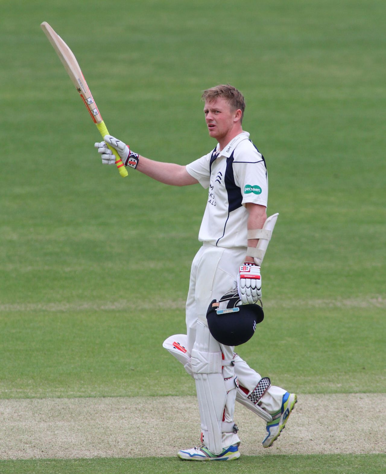 Sam Robson made his third century of the season, Middlesex v Nottinghamshire, County Championship, Division One, Lord's, 2nd day, May 9, 2016