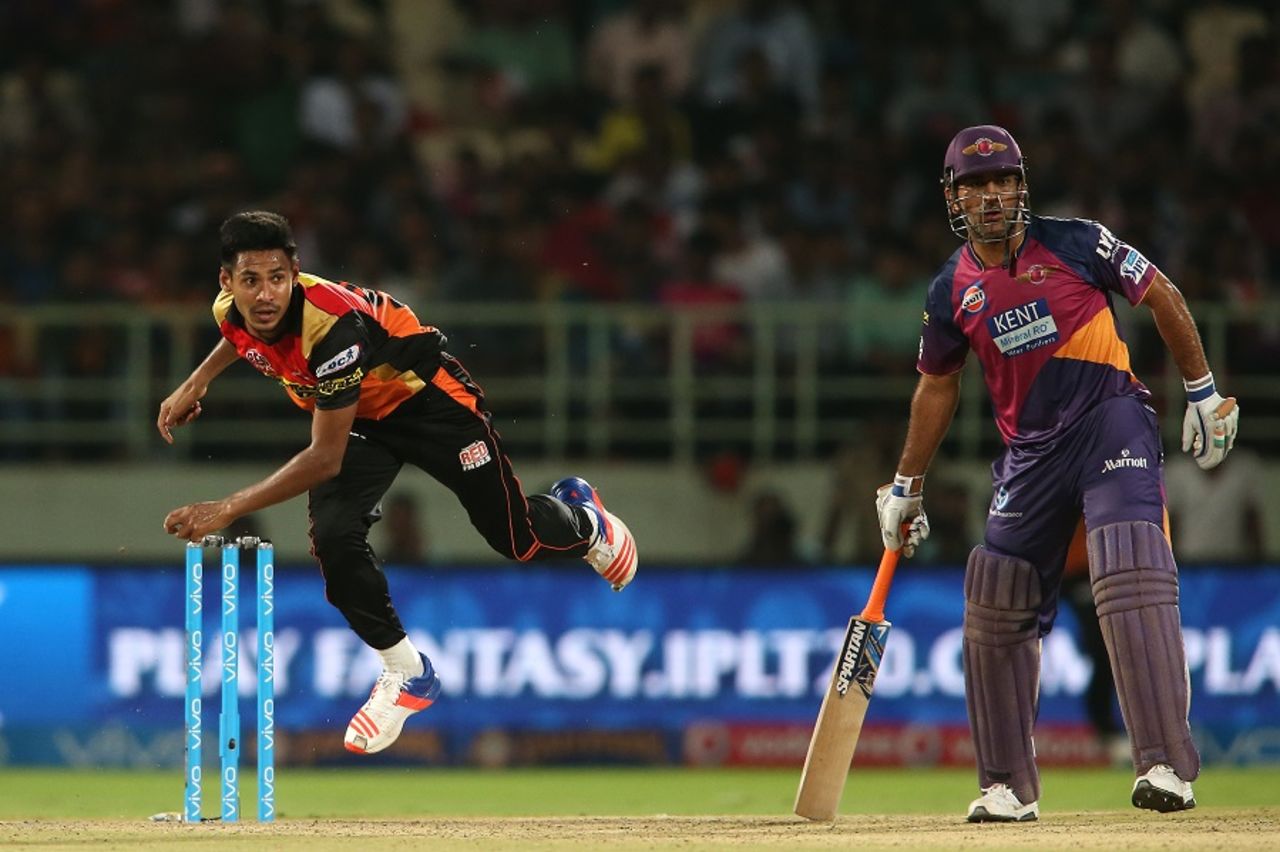 Mustafizur Rahman returned none for 26 in four overs, Rising Pune Supergiants v Sunrisers Hyderabad, IPL 2016, Visakhapatnam, May 10, 2016
