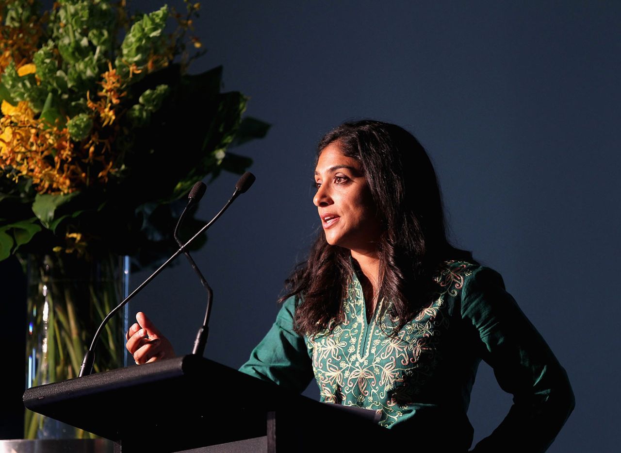 Lisa Sthalekar speaks at the Cricket Australia Diversity and Inclusion Strategy Launch, Melbourne, November 25, 2014