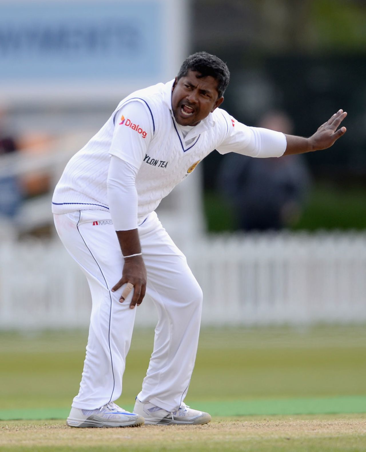 Rangana Herath removed both openers, Leicestershire v Sri Lankans, Tour match, Grace Road, 2nd day, May 14, 2016