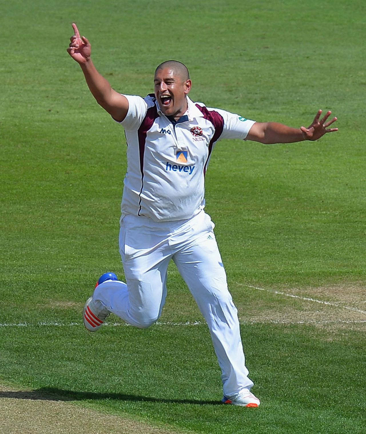 Rory Kleinveldt was in the wickets for Northamptonshire, Northamptonshire v Kent, County Championship, Division Two, Wantage Road, 1st day, May 15, 2016