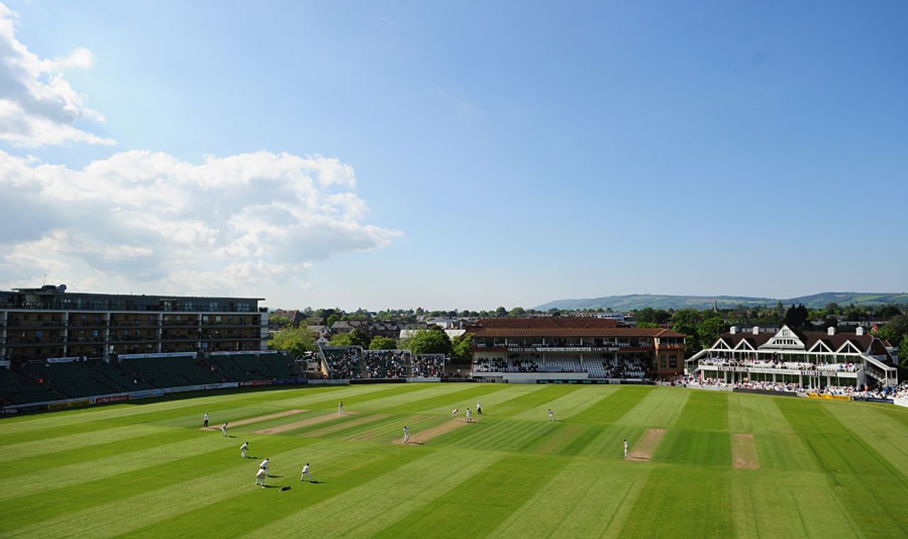 The scene across Taunton, Somerset v Yorkshire, County Championship, Division One, Taunton, 2nd day, May 16, 2016
