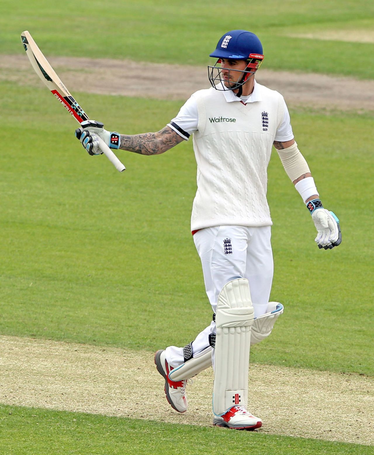 Alex Hales reached his second Test fifty, England v Sri Lanka, 1st Test, Headingley, 1st day, May 19, 2016