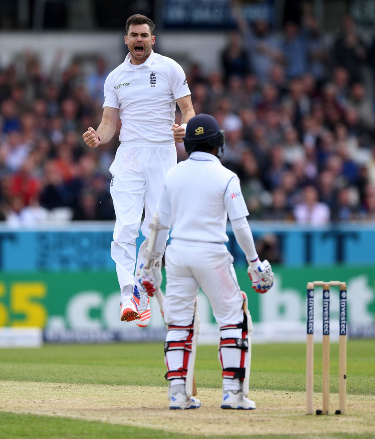 James Anderson picked up Kaushal Silva, England v Sri Lanka, 1st Test, Headingley, 2nd day, May 20, 2016
