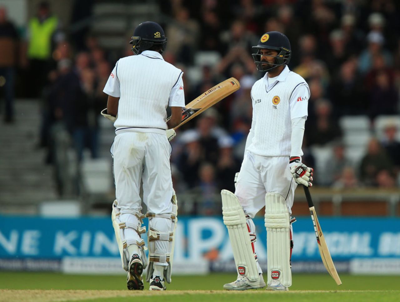 Lahiru Thirimanne rapidly ran out of partners, England v Sri Lanka, 1st Test, Headingley, 2nd day, May 20, 2016