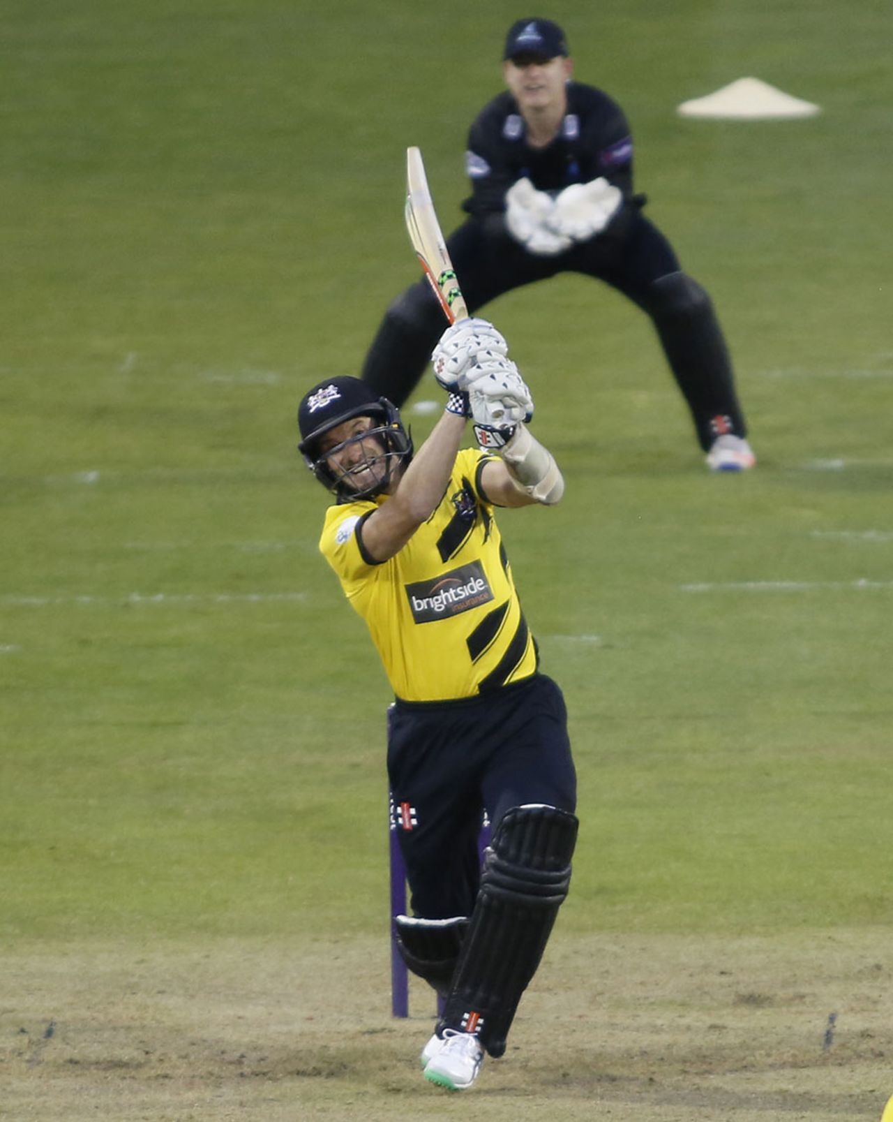 Michael Klinger couldn't quite get Gloucestershire ahead of the D/L score, Gloucestershire v Sussex, NatWest T20 Blast, South Group, Bristol, May 20, 2016