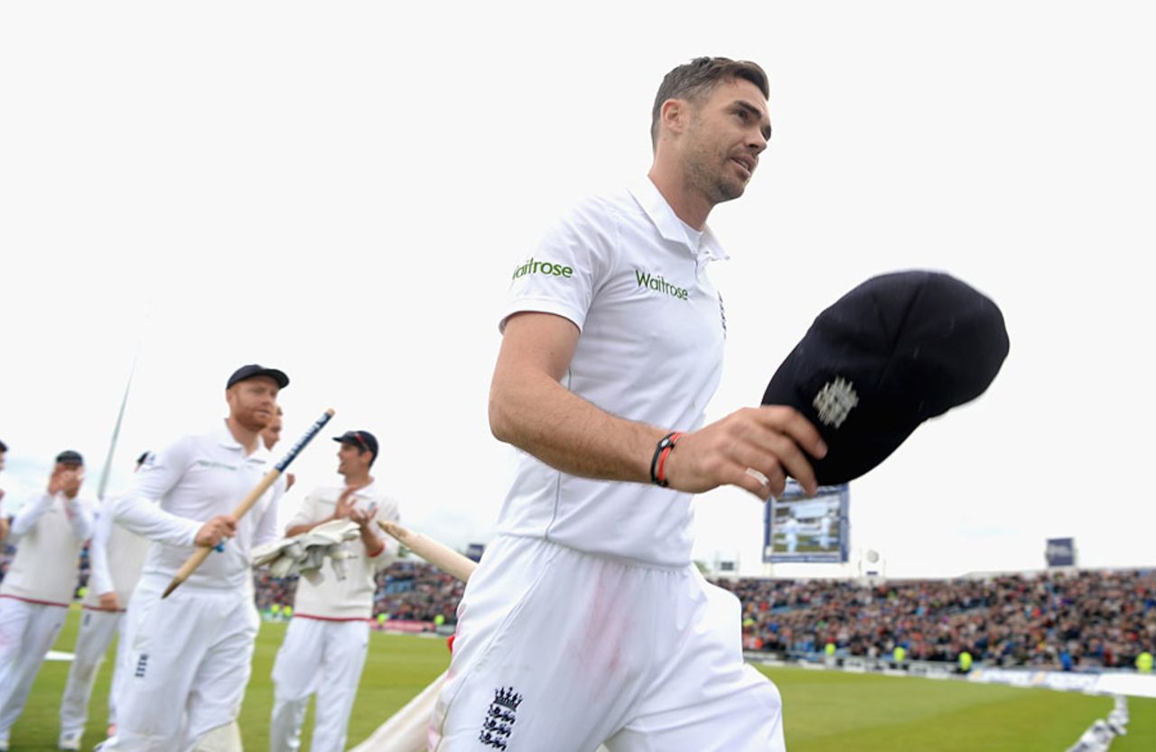 James Anderson finished with a match haul of 10 for 45, England v Sri Lanka, 1st Test, Headingley, 3rd day, May 21, 2016