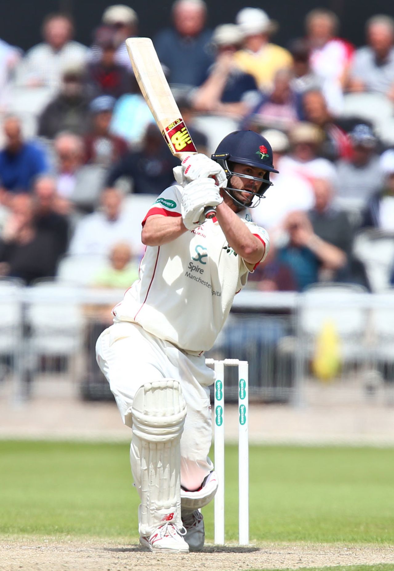 Tom Smith struck a fifty opening the batting on his comeback, Lancashire v Surrey, County Championship, Division One, Old Trafford, 2nd day, May 23, 3016
