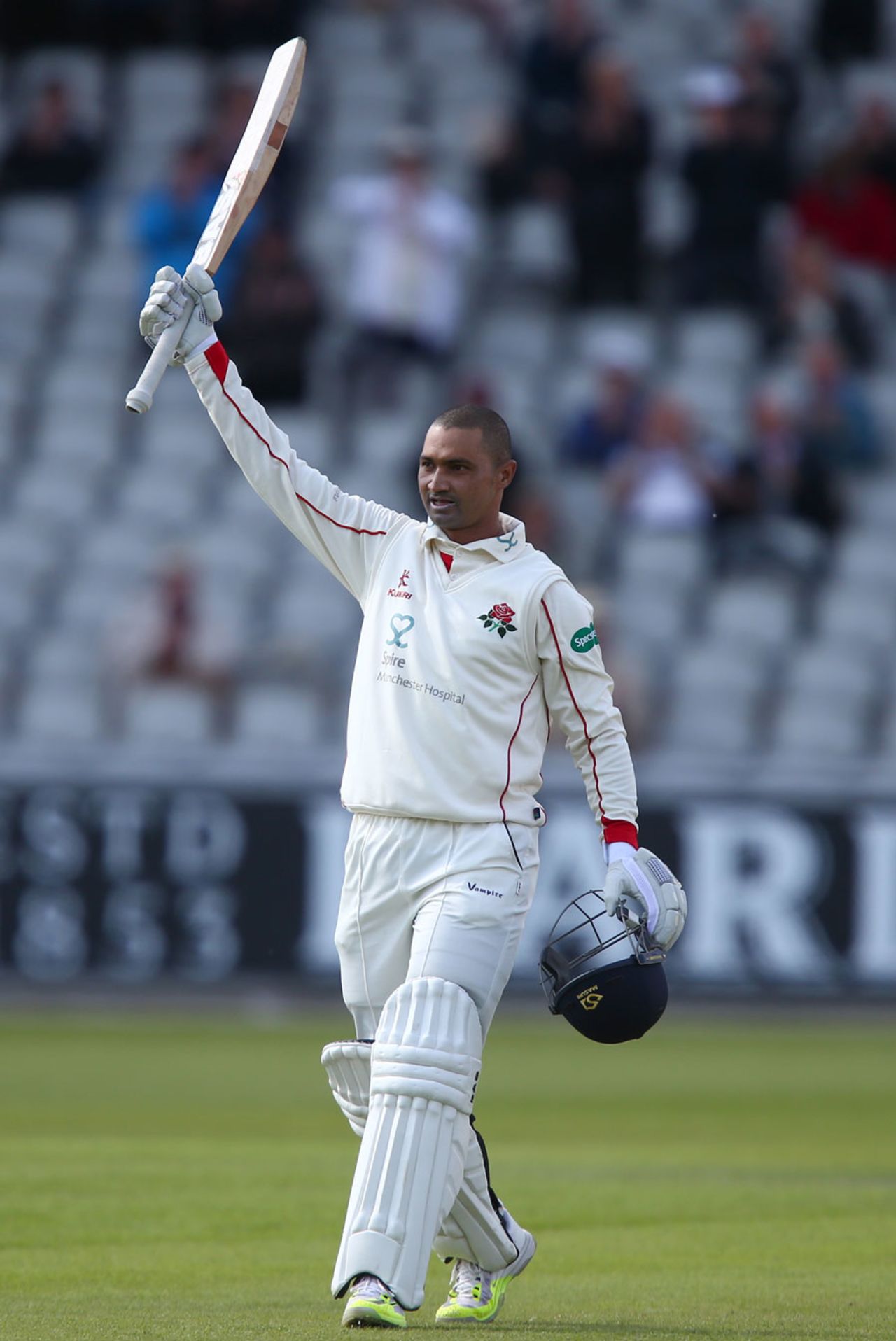 Alviro Petersen reached his first hundred of the summer, Lancashire v Surrey, County Championship, Division One, Old Trafford, 2nd day, May 23, 3016