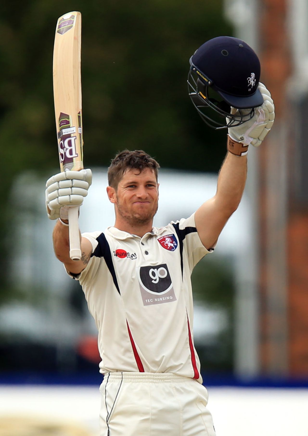 Sean Dickson scored an unbeaten 207, Derbyshire v Kent, County Championship, Division Two, Derby, 3rd day, May 24, 2016