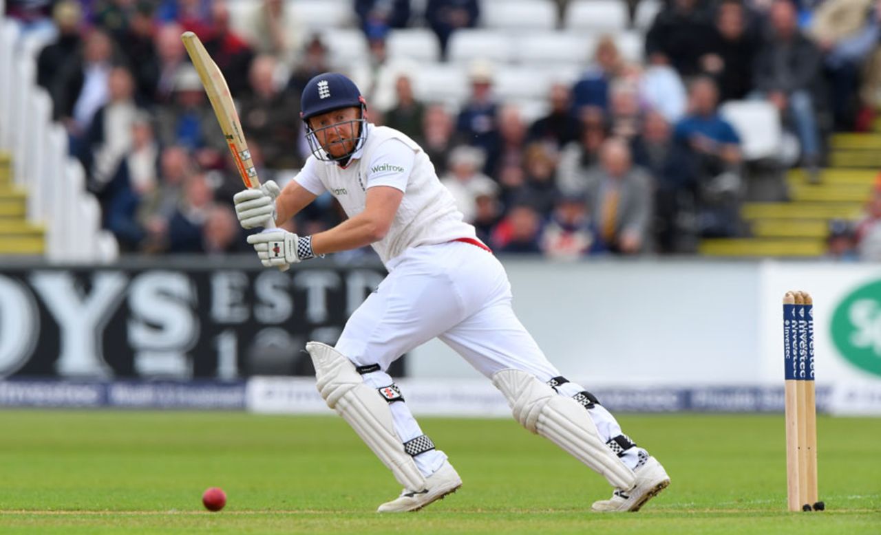 Jonny Bairstow made a busy start his innings, England v Sri Lanka, 2nd Test, Chester-le-Street, 1st day, May 27, 2016