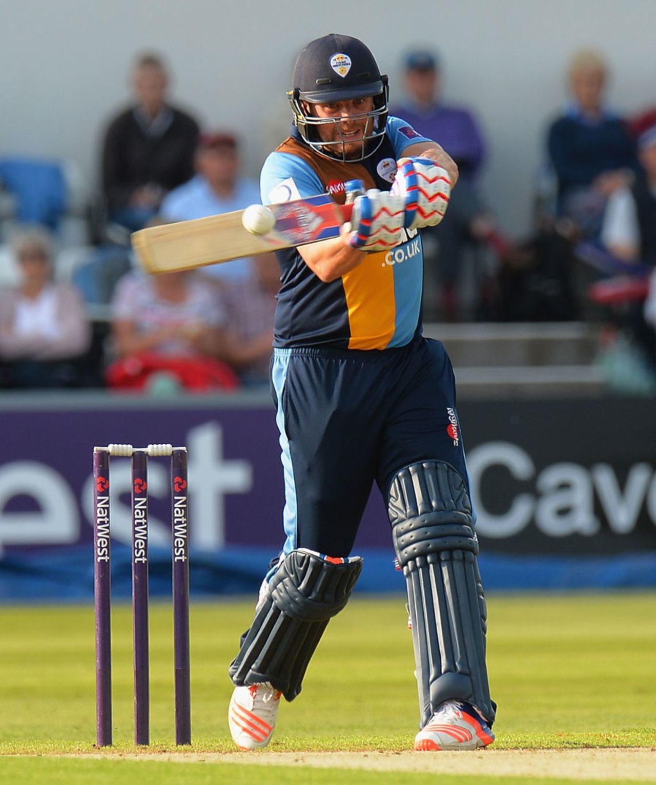 Wes Durston cracked a rapid 47, Northamptonshire v Derbyshire, NatWest T20 Blast, North Group, Wantage Road, May 27, 2016