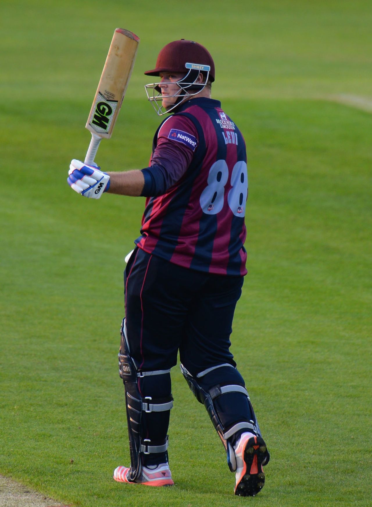 Richard Levi thrashed 58 off 37 balls, Northamptonshire v Derbyshire, NatWest T20 Blast, North Group, Wantage Road, May 27, 2016